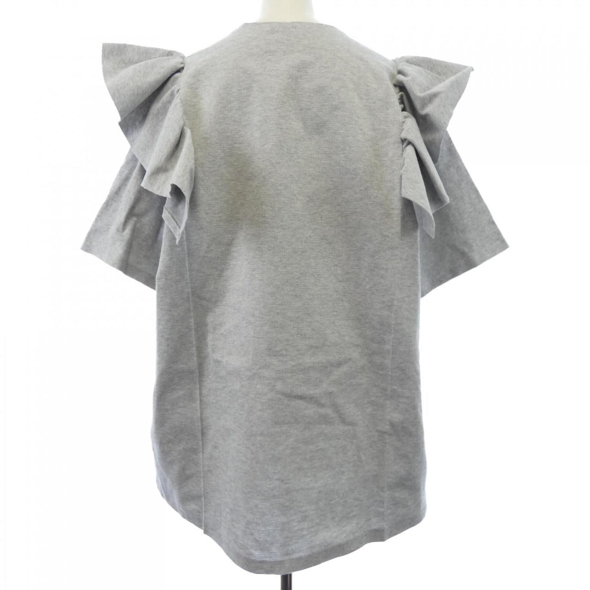 Miu Miu Cotton Crew Neck Dress — view 2