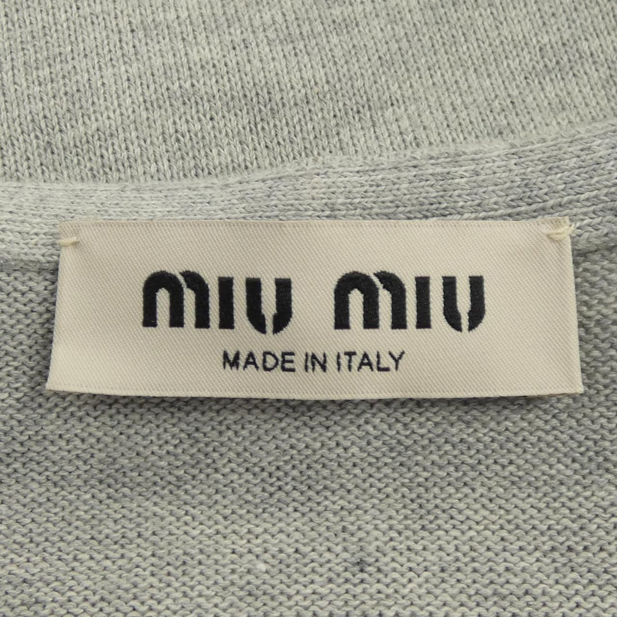 Miu Miu Cotton Crew Neck Dress — view 4