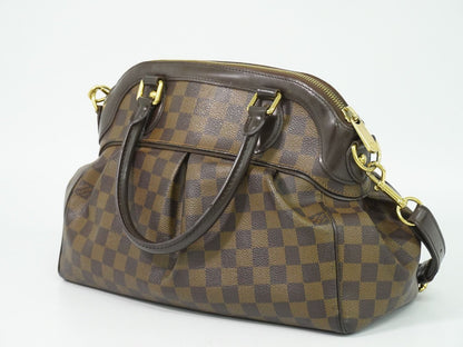 Louis Vuitton LV Trevi PM Damier Ebene 2-Way Shoulder Bag Brown — view 2
