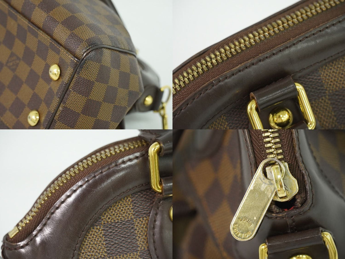 Louis Vuitton LV Trevi PM Damier Ebene 2-Way Shoulder Bag Brown — view 7