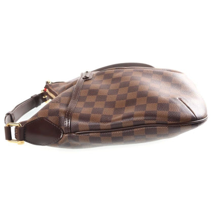 Louis Vuitton Damier Bloomsbury PM Shoulder Bag Brown Leather — view 3