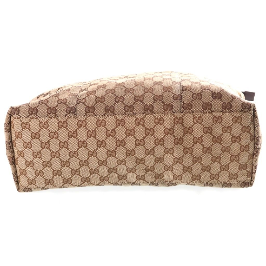 Gucci GG Pattern Sherry Line Tote Bag Brown Jacquard — view 4