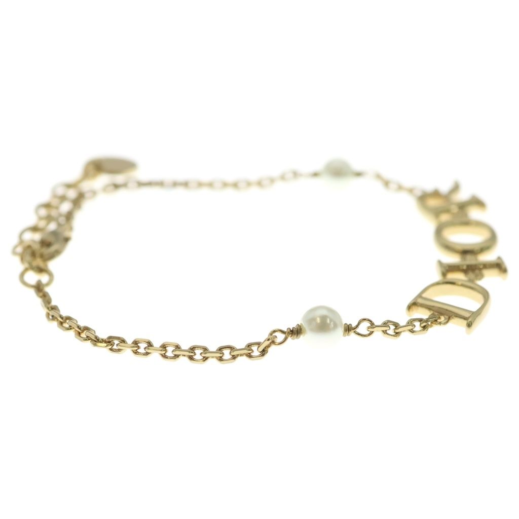 Dior Dio(r)evolution Logo Chain Bracelet Gold — view 3