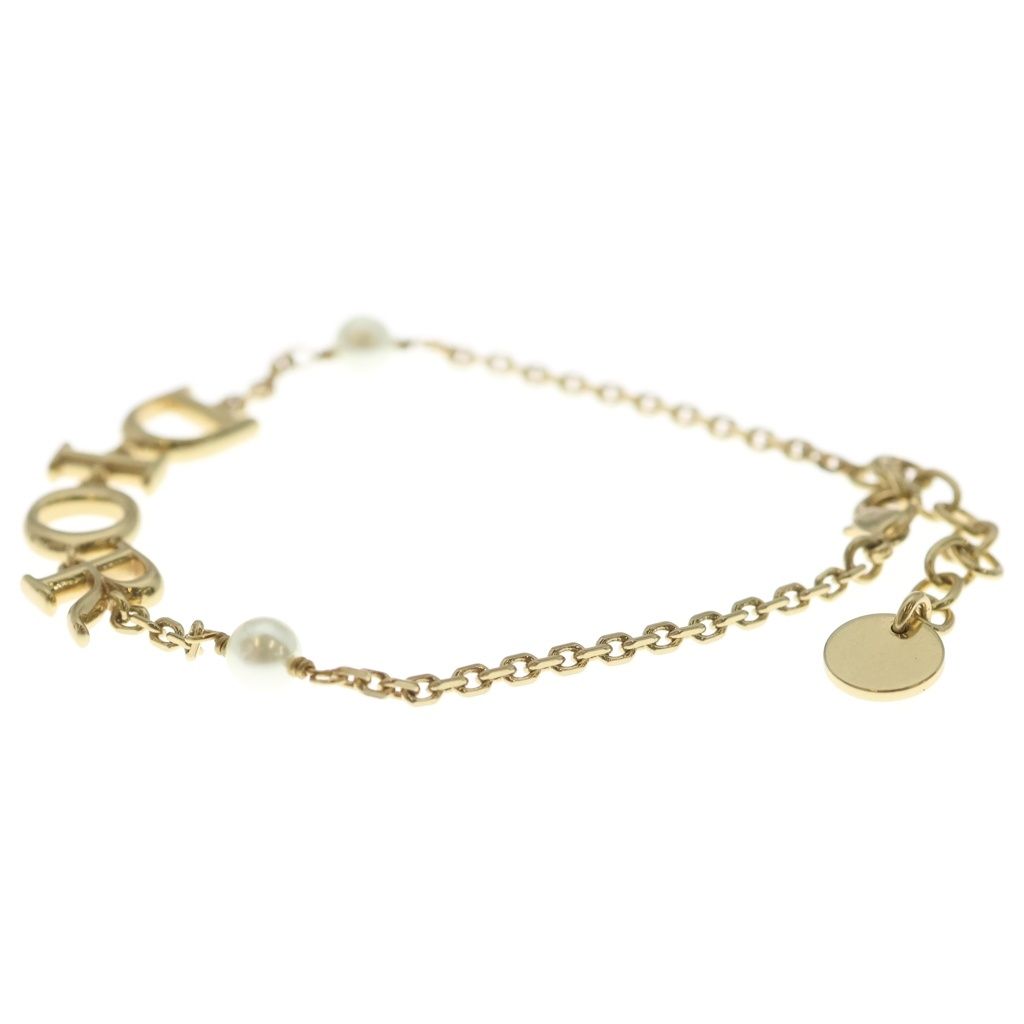 Dior Dio(r)evolution Logo Chain Bracelet Gold — view 4