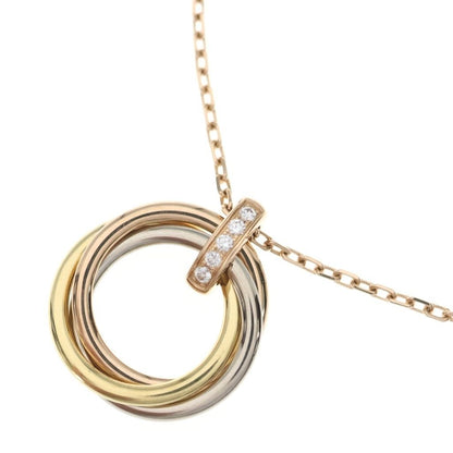 Cartier Trinity Necklace Three Color Diamond