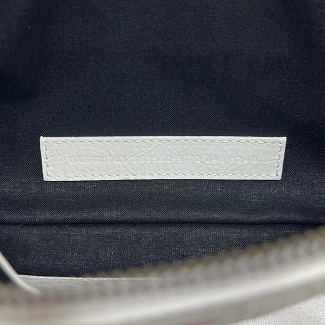 Balenciaga Shoulder Bag Strap Pouch 2-Way Le City Leather White — view 4