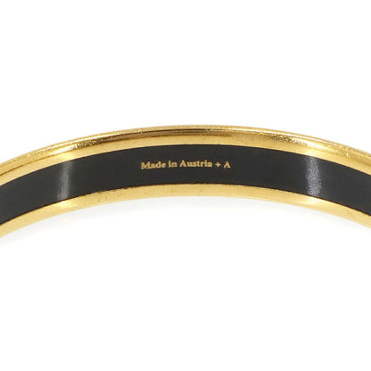 Hermes Enamel PM Bangle Bracelet Blue Gold Email PM — view 4