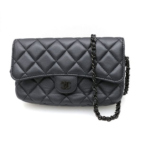 Chanel Quilted Chain Wallet Shoulder Bag