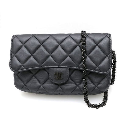 Chanel Quilted Chain Wallet Shoulder Bag