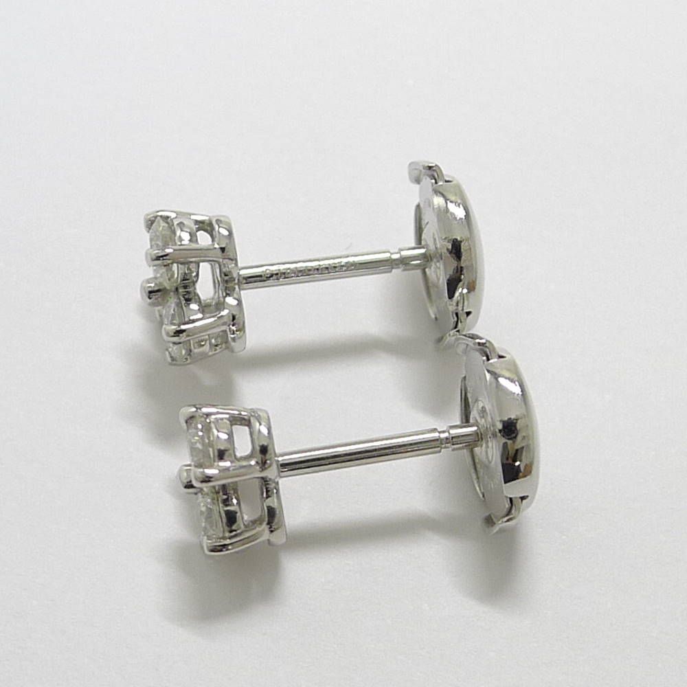 Tiffany & Co Aria Diamond Earrings Platinum — view 2