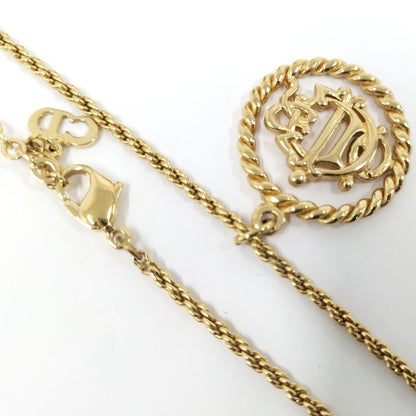Dior Logo Necklace Gold — view 5