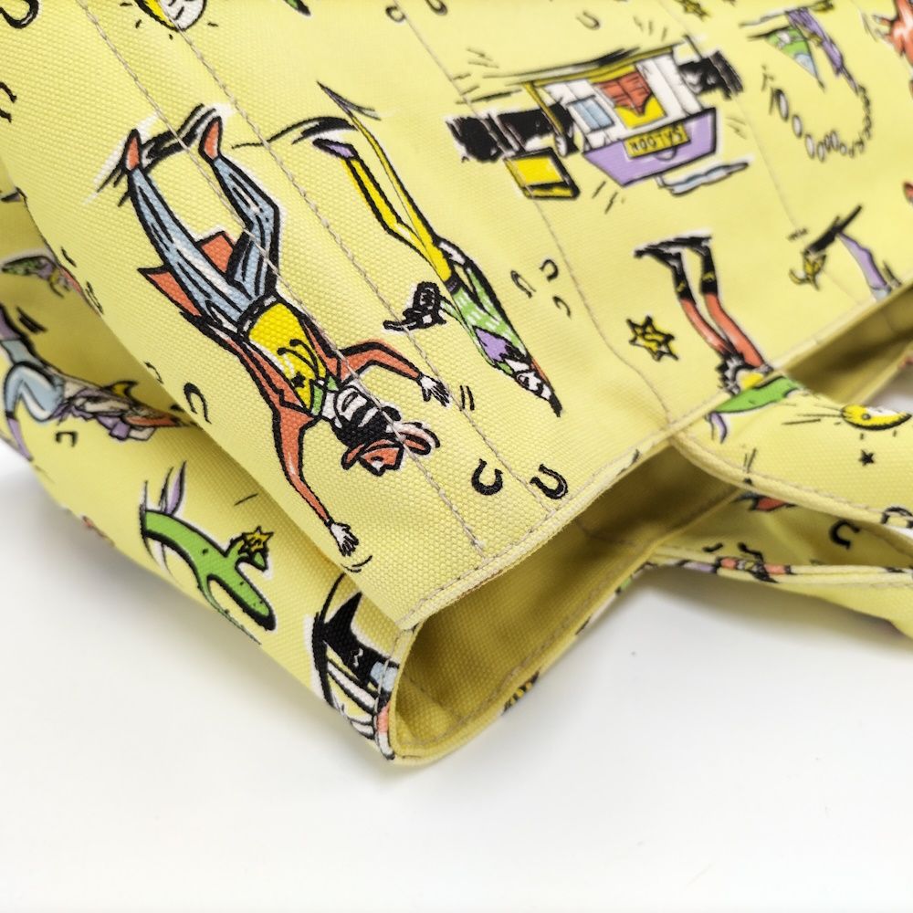 Prada Canapa Western Pattern Tote Bag — view 7