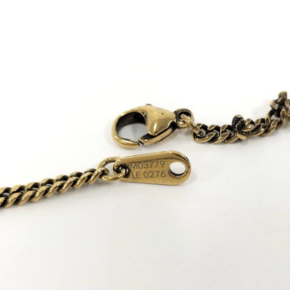 Louis Vuitton Pendant Monogram Lowe LV Logo Gold Plated — view 7