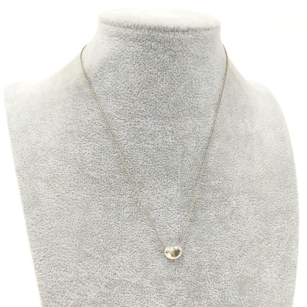 Tiffany & Co Elsa Peretti Bean Necklace Silver — view 6