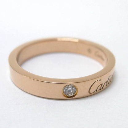 Cartier Engraved Wedding Ring Pink Gold — view 4