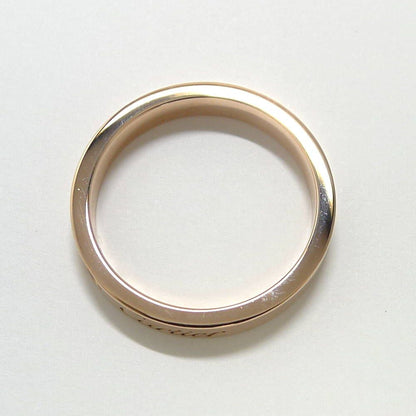 Cartier Engraved Wedding Ring Pink Gold — view 2