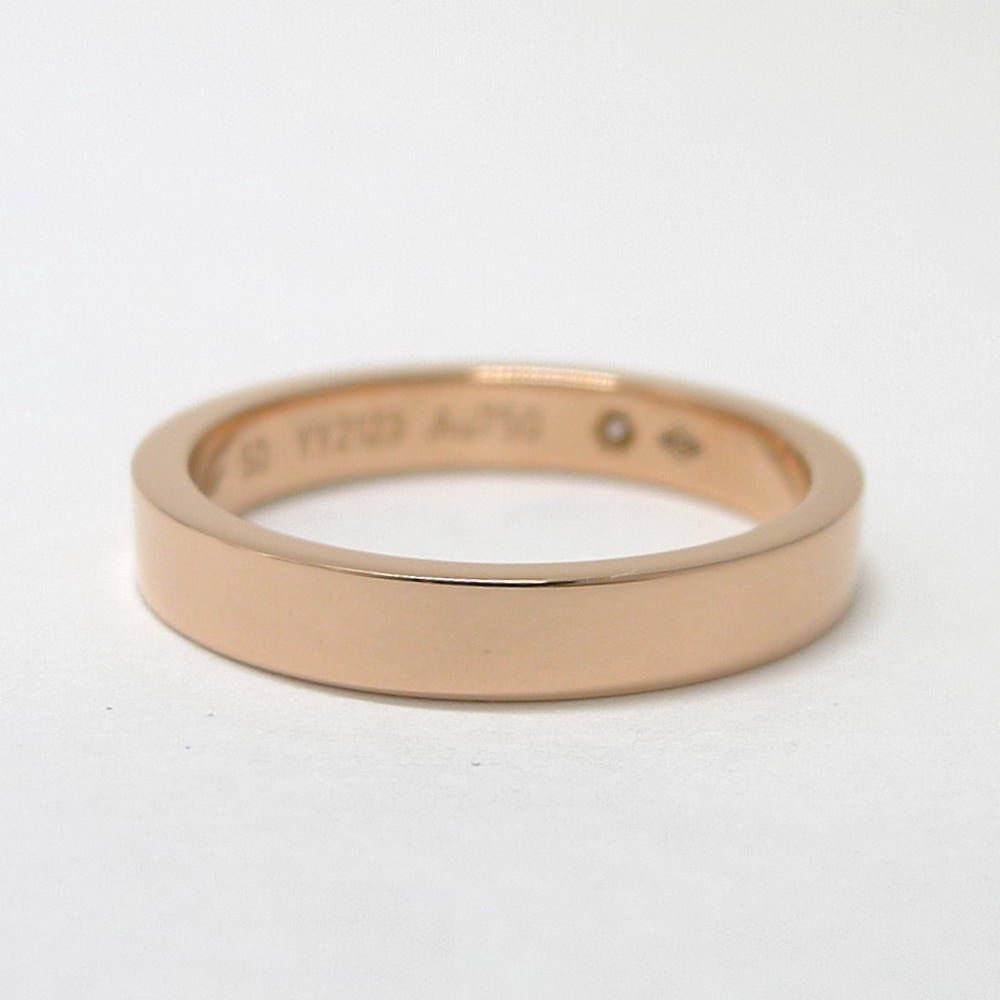 Cartier Engraved Wedding Ring Pink Gold — view 3