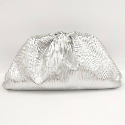Bottega Veneta the Pouch Leather Silver — view 2