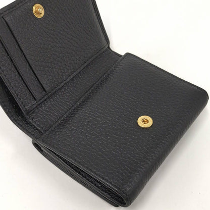 Gucci Trifold Wallet GG Marmont Leather Black — view 7