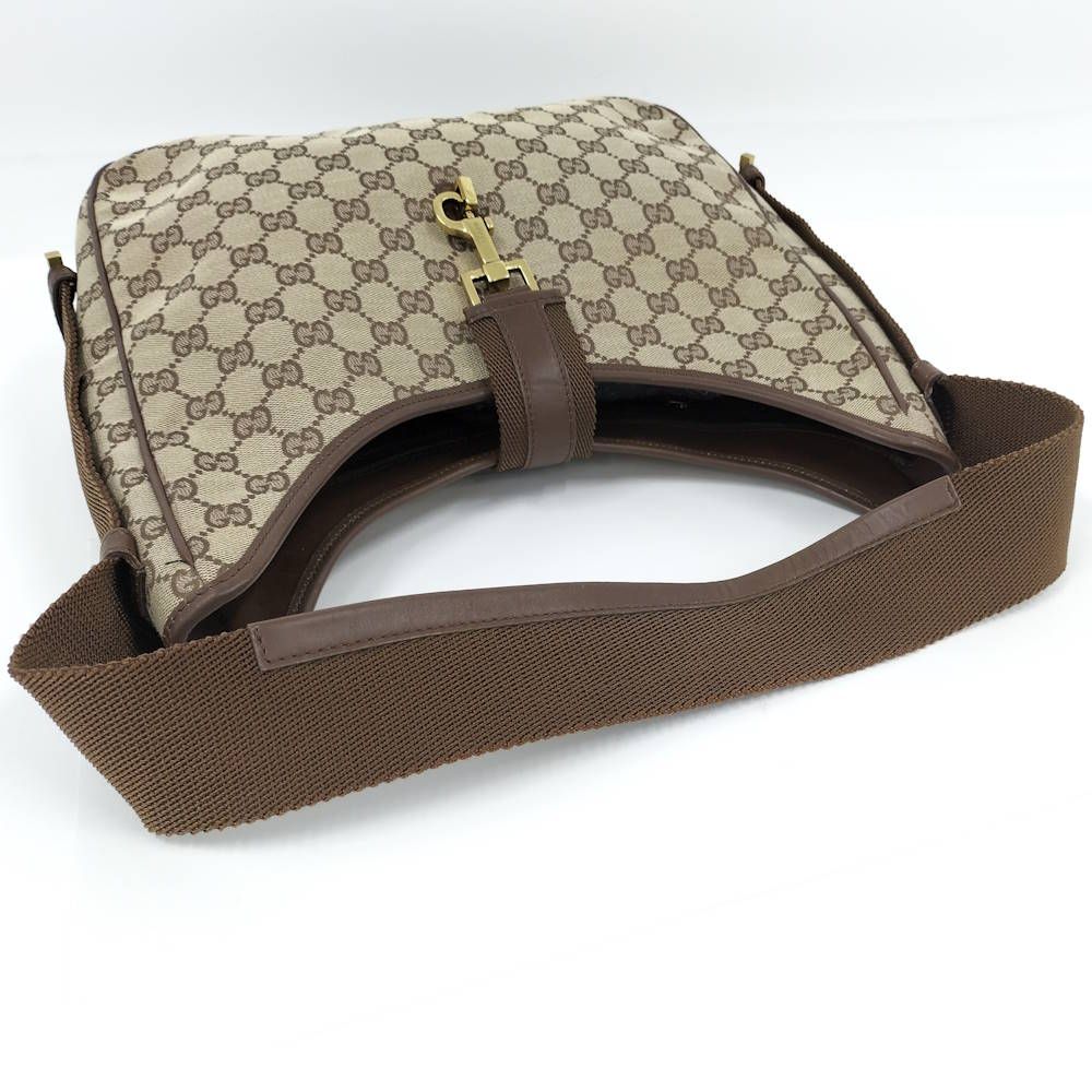 Gucci Jackie Bag GG Canvas Beige Brown — view 4
