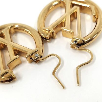 Louis Vuitton LV Circle Earrings Plated Gold — view 7
