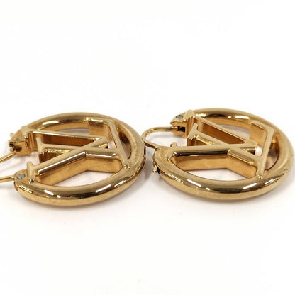 Louis Vuitton LV Circle Earrings Plated Gold — view 4