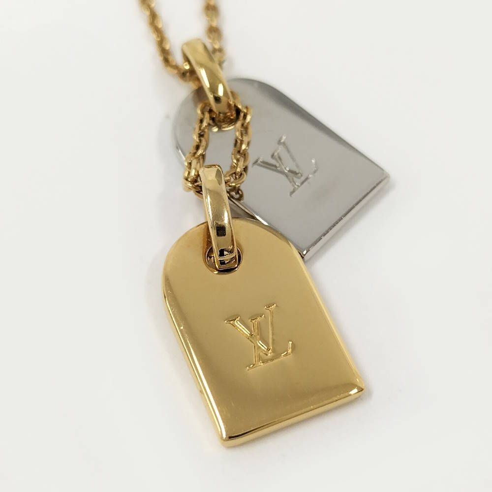 Louis Vuitton Necklace Nanogram Plated Gold Silver — view 4