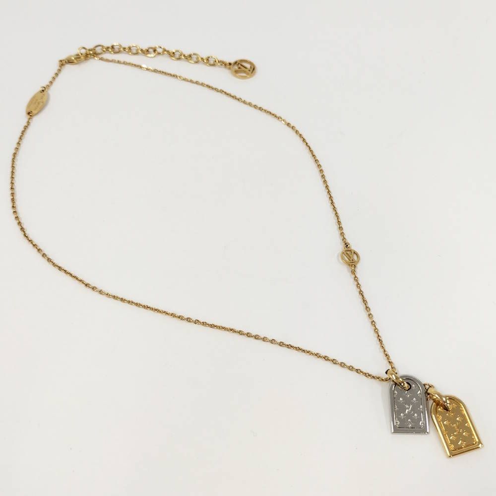 Louis Vuitton Necklace Nanogram Plated Gold Silver — view 5