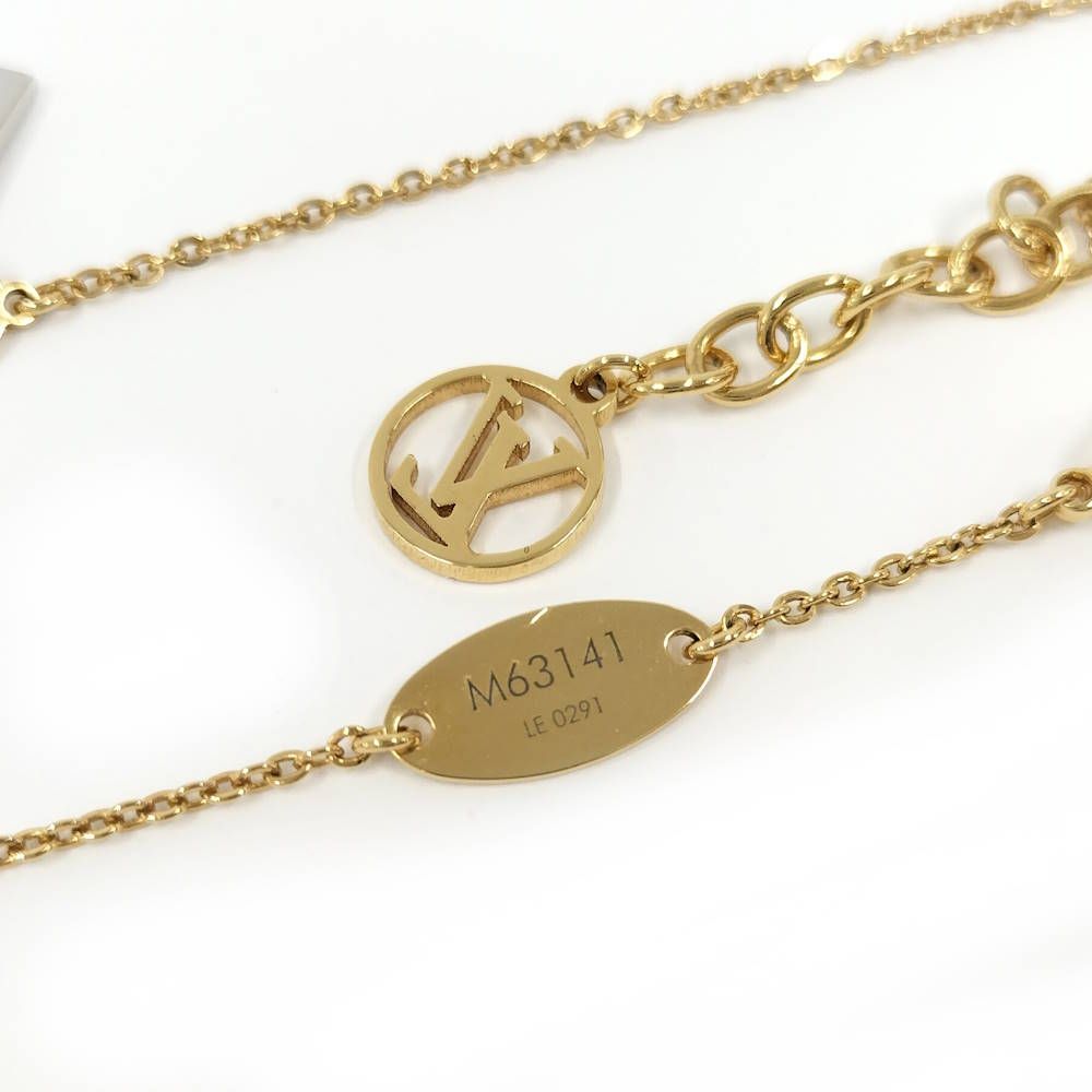 Louis Vuitton Necklace Nanogram Plated Gold Silver — view 7