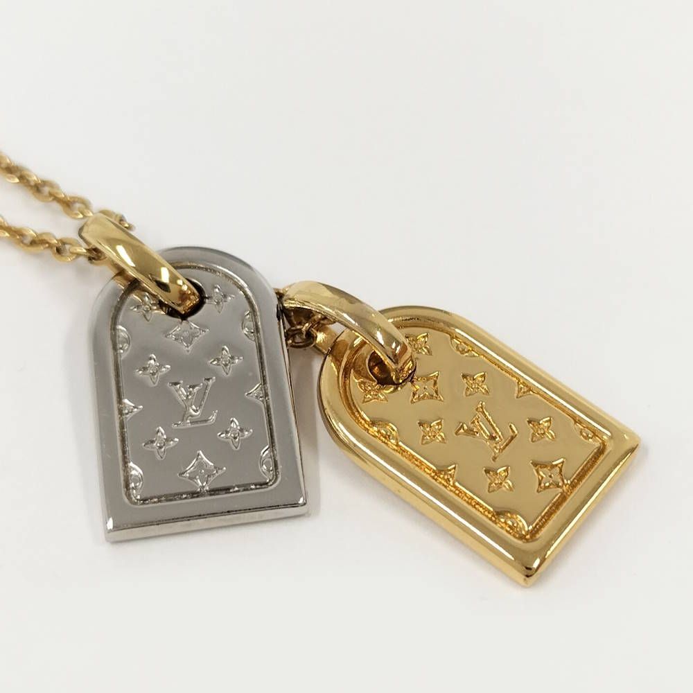 Louis Vuitton Necklace Nanogram Plated Gold Silver — view 3