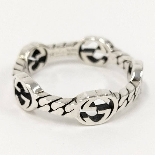 Gucci Interlocking G Ring Silver