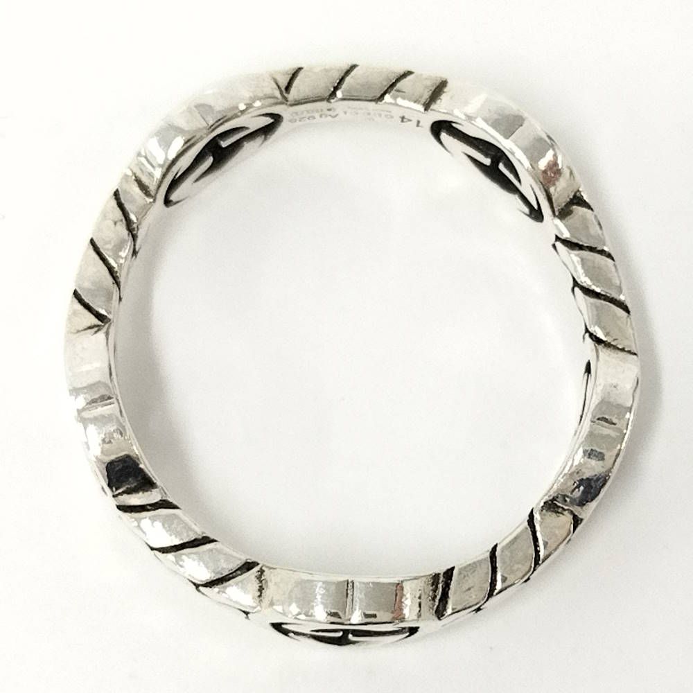 Gucci Interlocking G Ring Silver — view 5