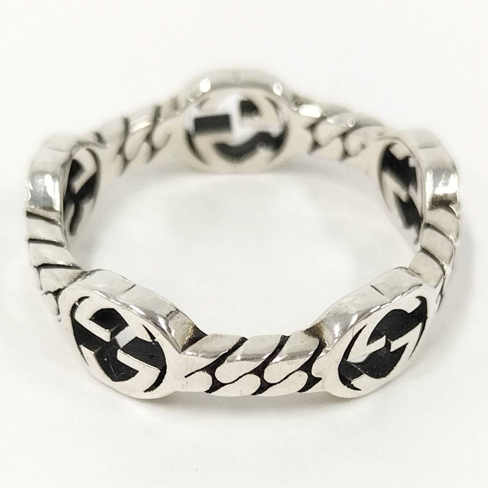 Gucci Interlocking G Ring Silver — view 4