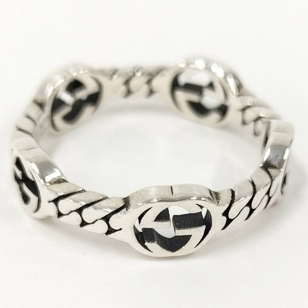 Gucci Interlocking G Ring Silver — view 3