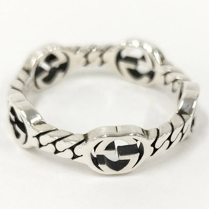 Gucci Interlocking G Ring Silver — view 3