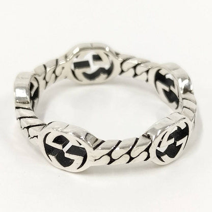 Gucci Interlocking G Ring Silver — view 2