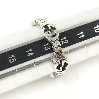 Gucci Interlocking G Ring Silver — view 7
