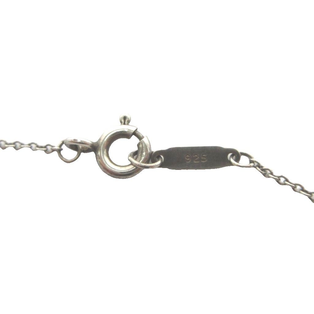 Tiffany & Co Notes Letter Disc Necklace Silver Colored — view 6