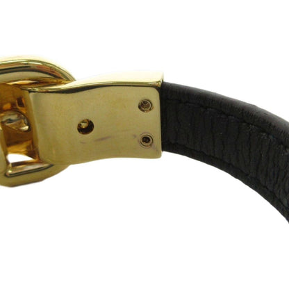 Louis Vuitton Bracelet Fascin' Your LV Bangle Leather Brown Gold Colored — view 7