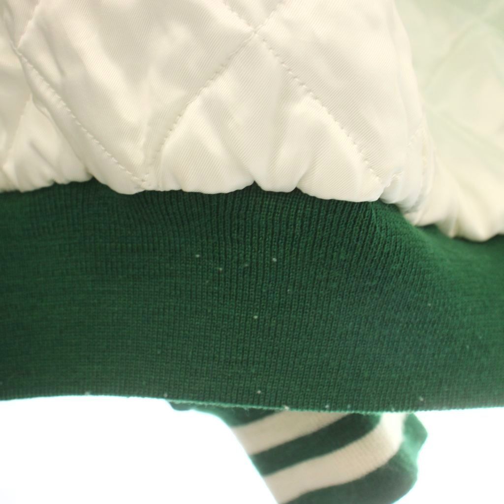 Celine Varsity Jacket Stadium Jumper Nylon Logo Switch Green 38 — view 8