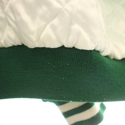 Celine Varsity Jacket Stadium Jumper Nylon Logo Switch Green 38 — view 8