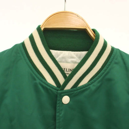 Celine Varsity Jacket Stadium Jumper Nylon Logo Switch Green 38 — view 5