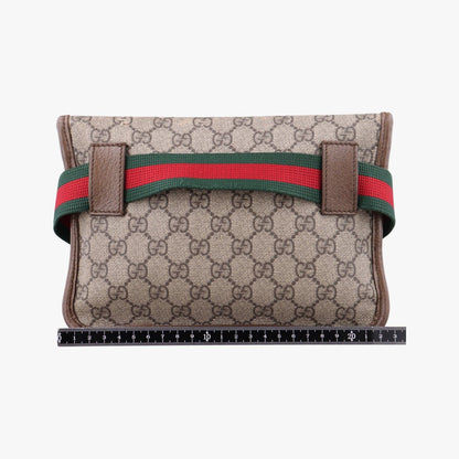 Gucci Neo Vintage GG Supreme Beige Brown Leather Handbag — view 2