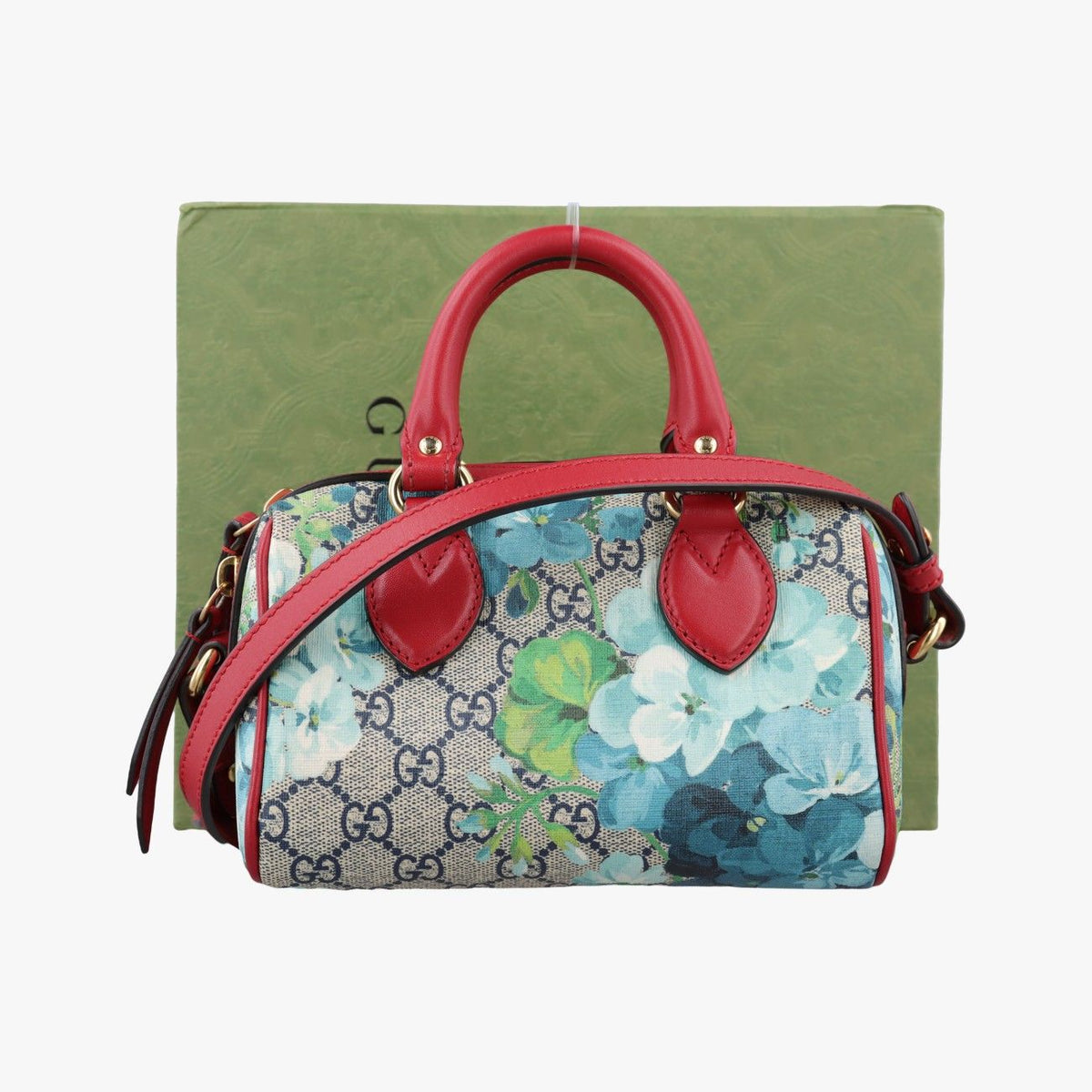 Gucci GG Blooms Beige Multicolor Leather