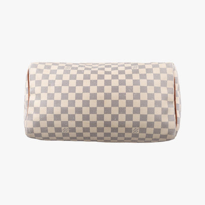 Louis Vuitton Speedy 35 Azur Damier Canvas Handbag — view 3