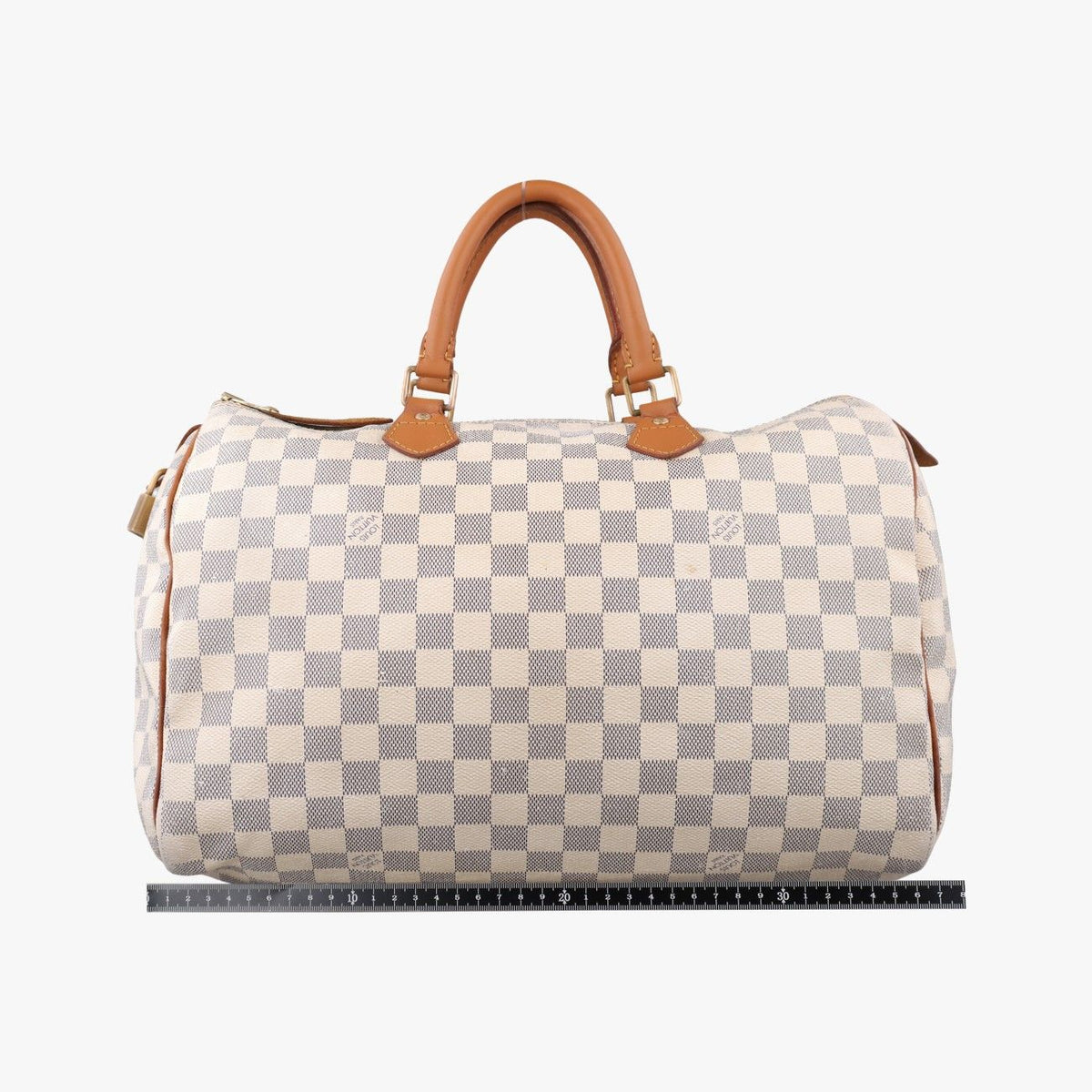 Louis Vuitton Speedy 35 Azur Damier Canvas Handbag — view 2