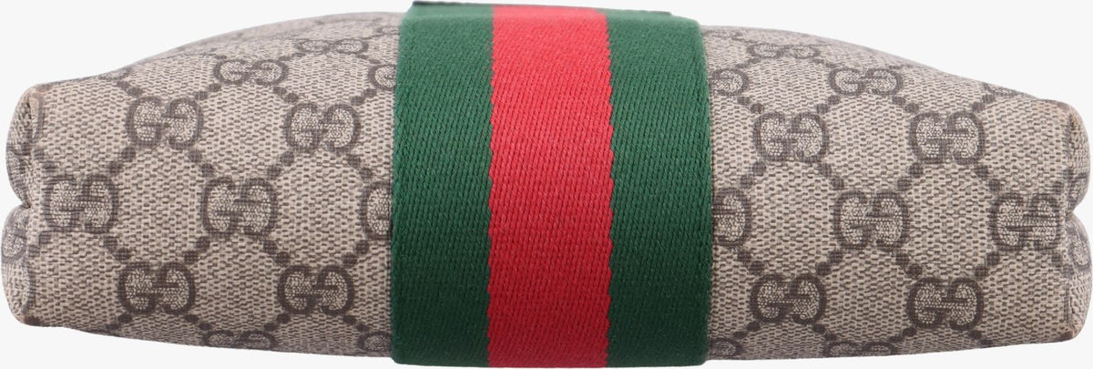 Gucci Web GG Supreme Messenger Beige Multicolor — view 3