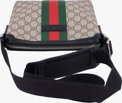 Gucci Web GG Supreme Messenger Beige Multicolor — view 8