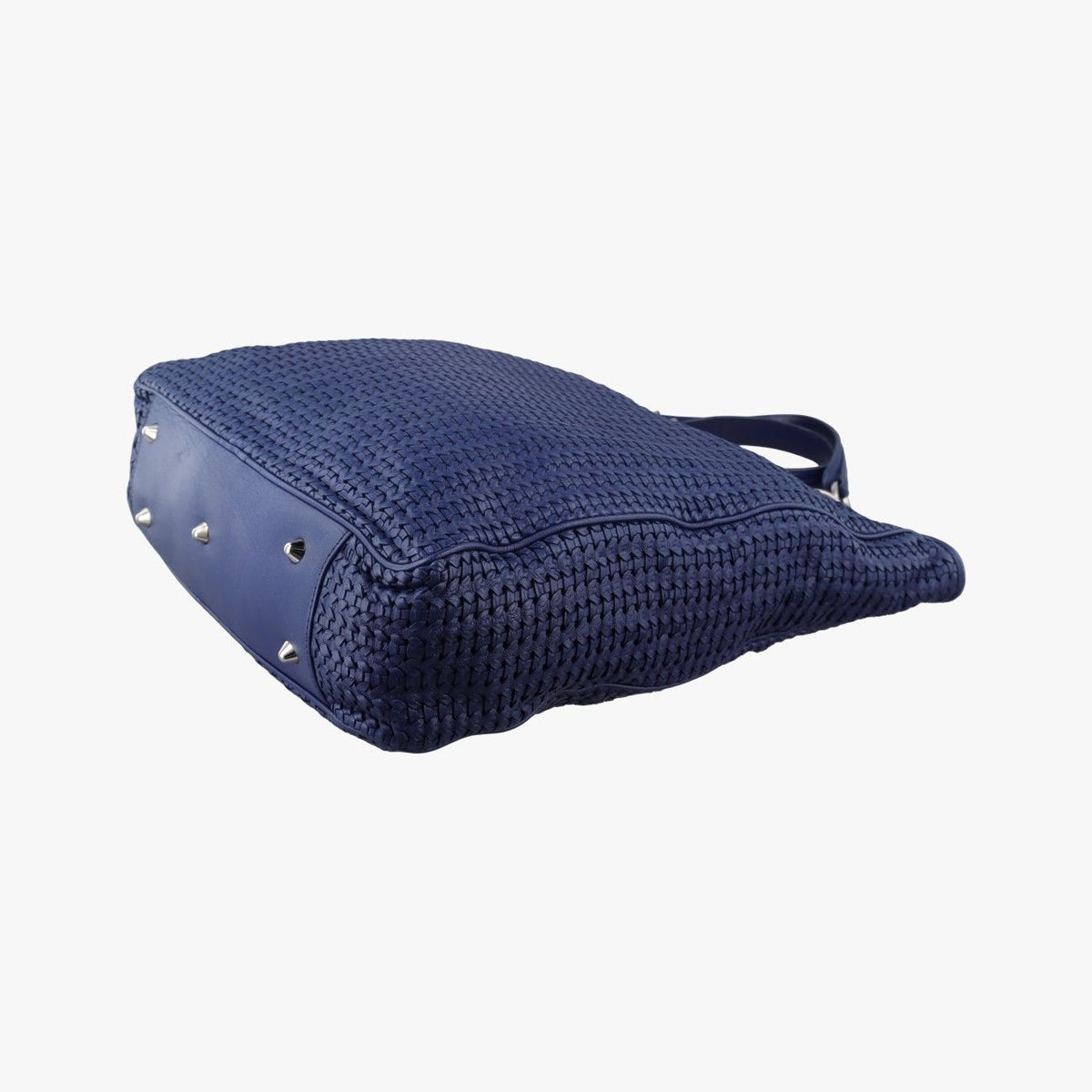 Dior Soft Lady Intrecciato Tote Bag Navy Lambskin — view 6