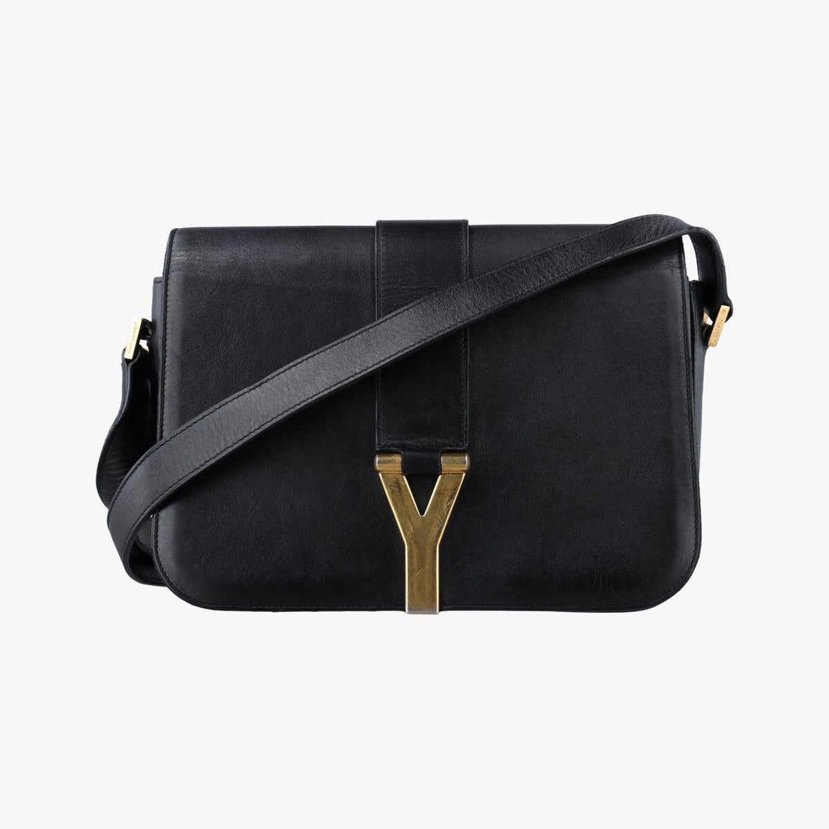 Saint Laurent Y-line Black Leather